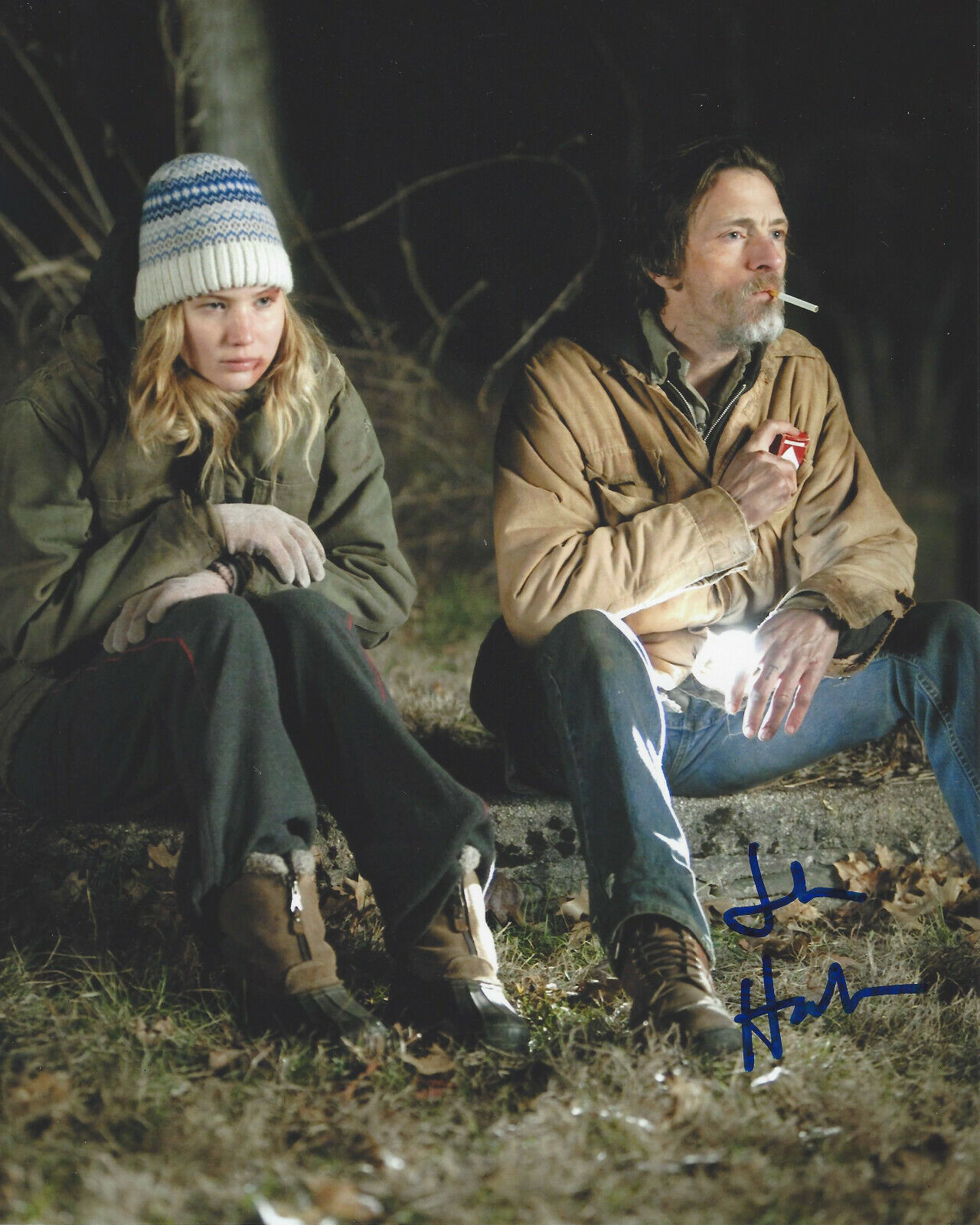 JOHN HAWKES SIGNED AUTHENTIC 'WINTER'S BONE' 8x10 MOVIE Photo Poster painting w/COA ACTOR