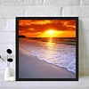 Diamond Painting-DIY Full Round Drill Seawater Sunrise