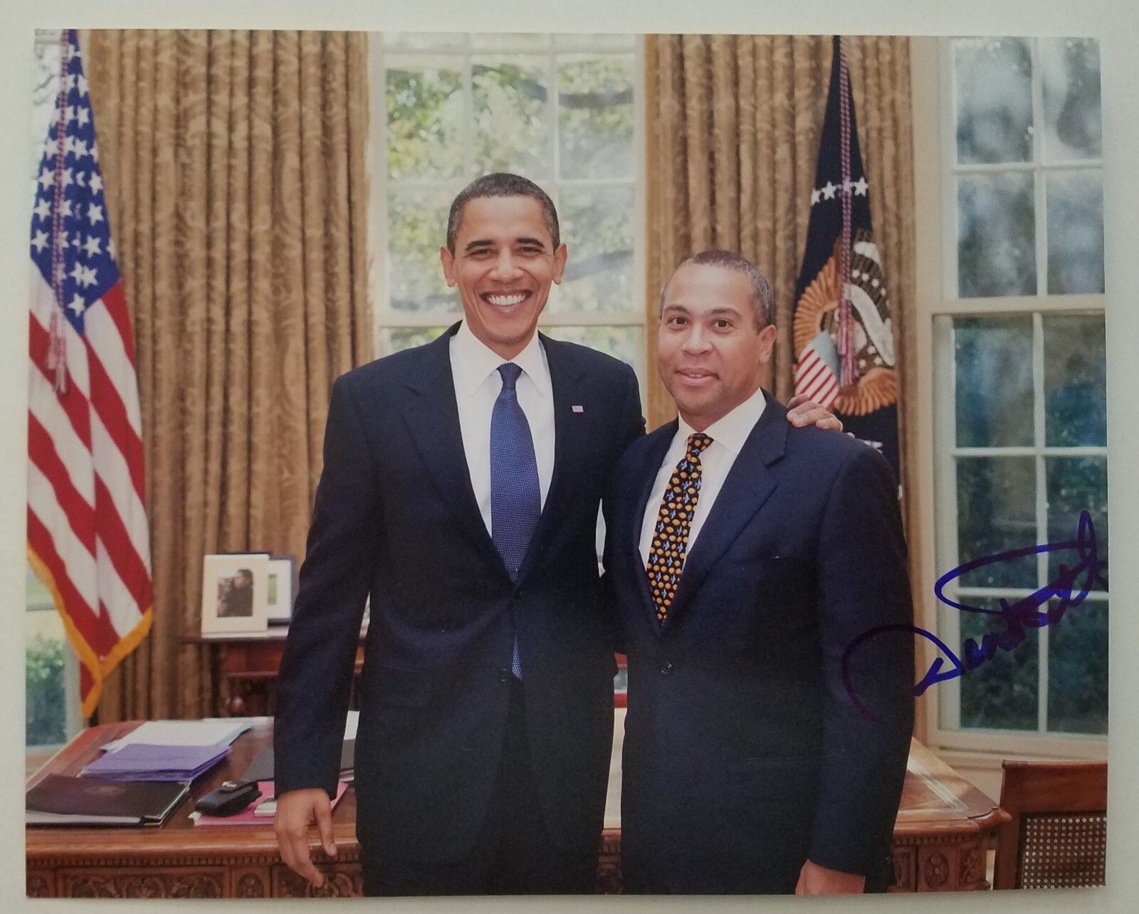 Deval Patrick Signed 8x10 Photo Poster painting Former 2020 Presidential Candidate Political RAD