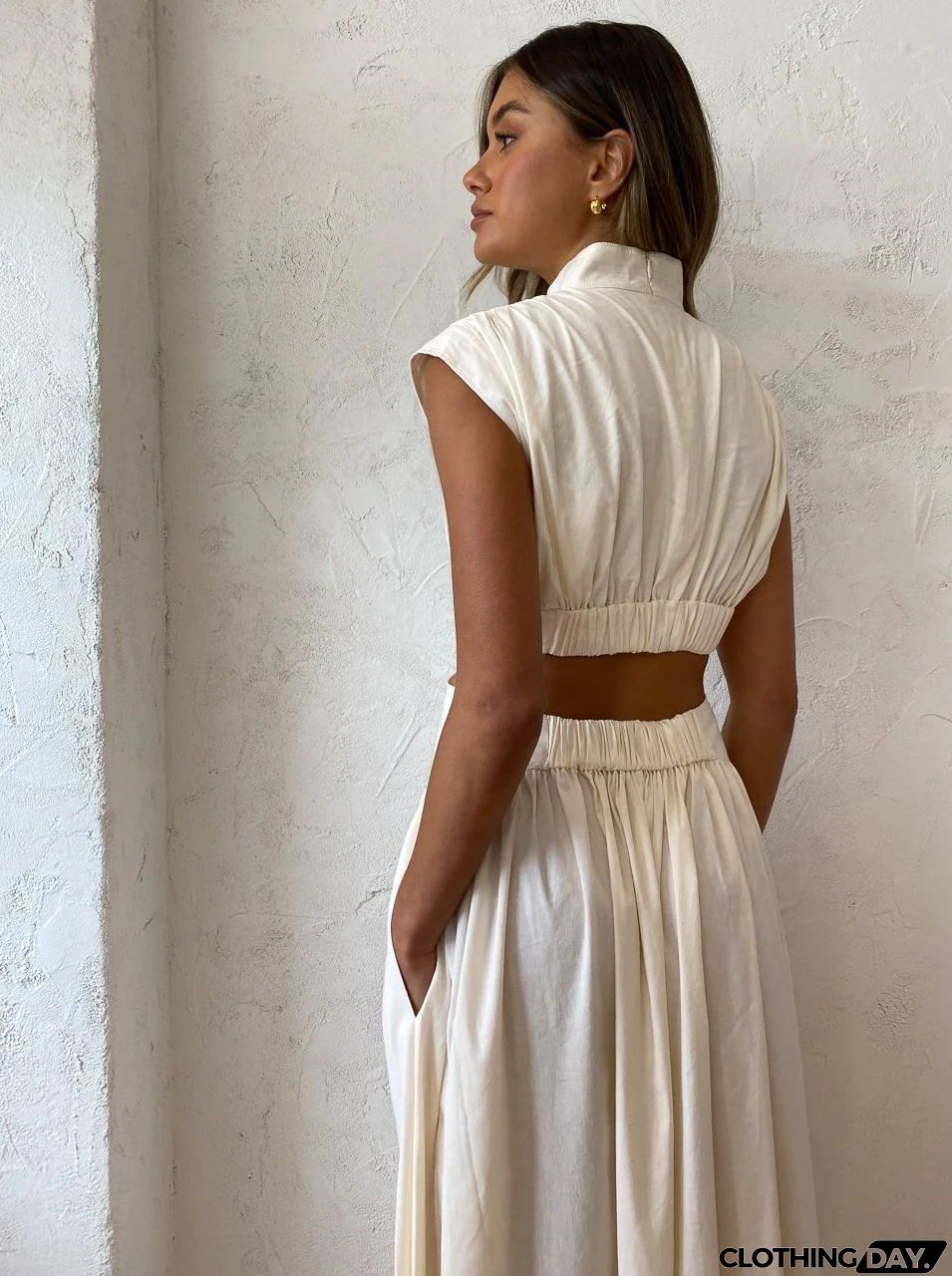 Crop Cami Tops & Maxi Skirts