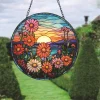Acrylic Pendant Window Porch Home Decoration Double-Sided Pattern Chain Hanging Sign
