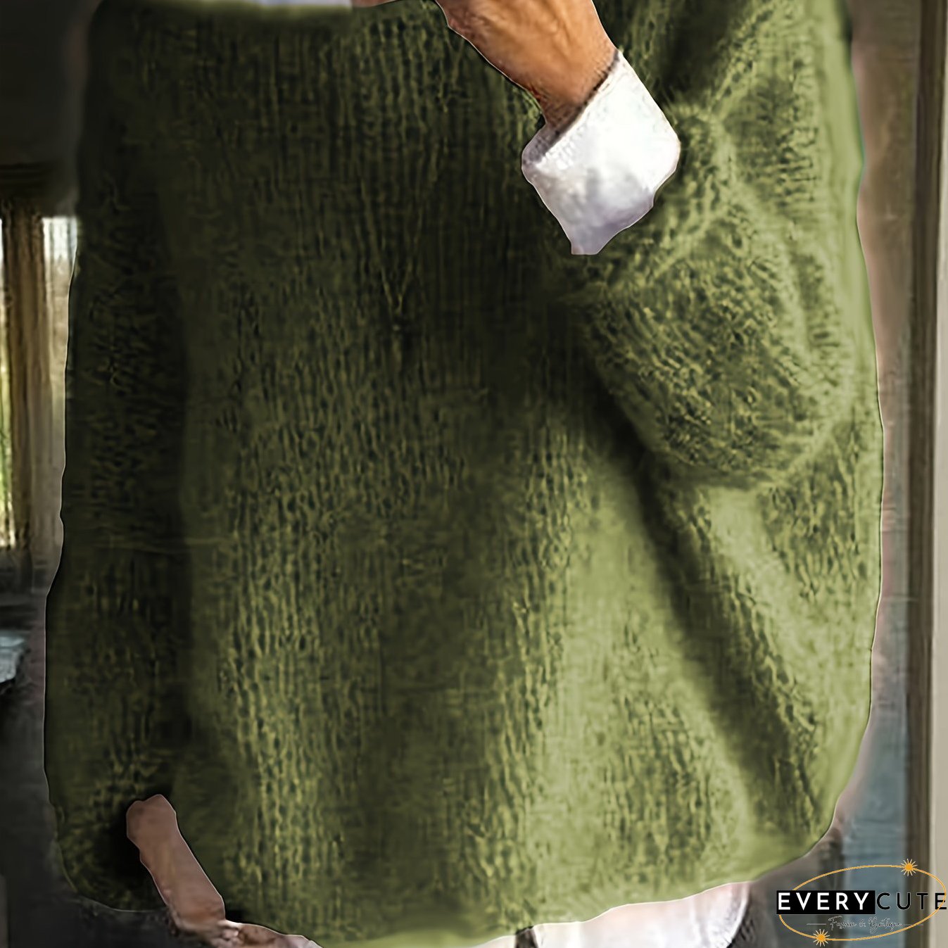 Edgy and snug Sweater