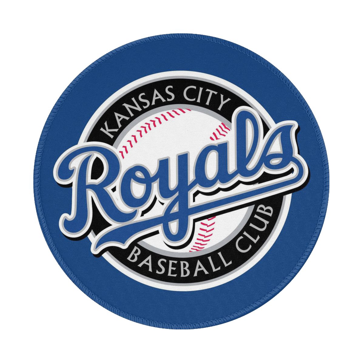 Kansas City Royals Baseball Club Non-Slip Rubber Round Mouse Pad