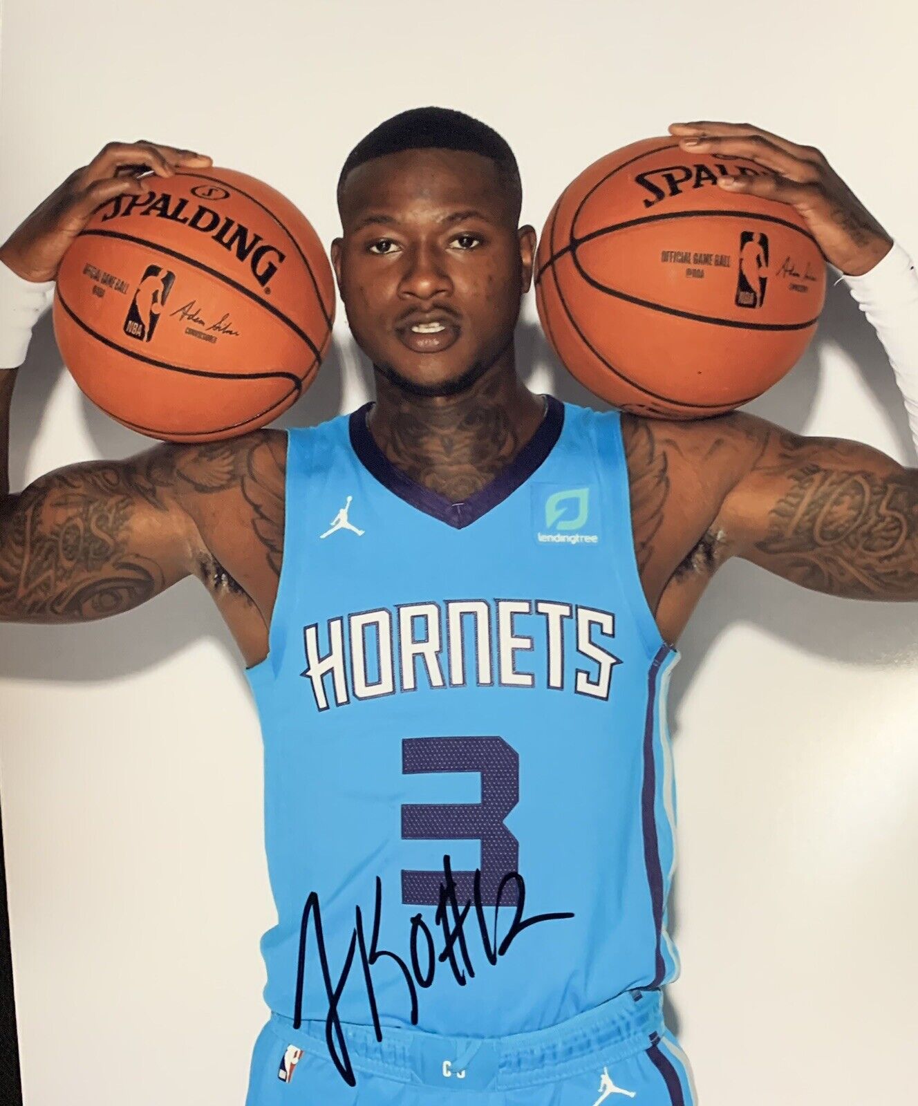 terry rozier Signed 8x10 Pic Photo Poster painting Auto Hornets