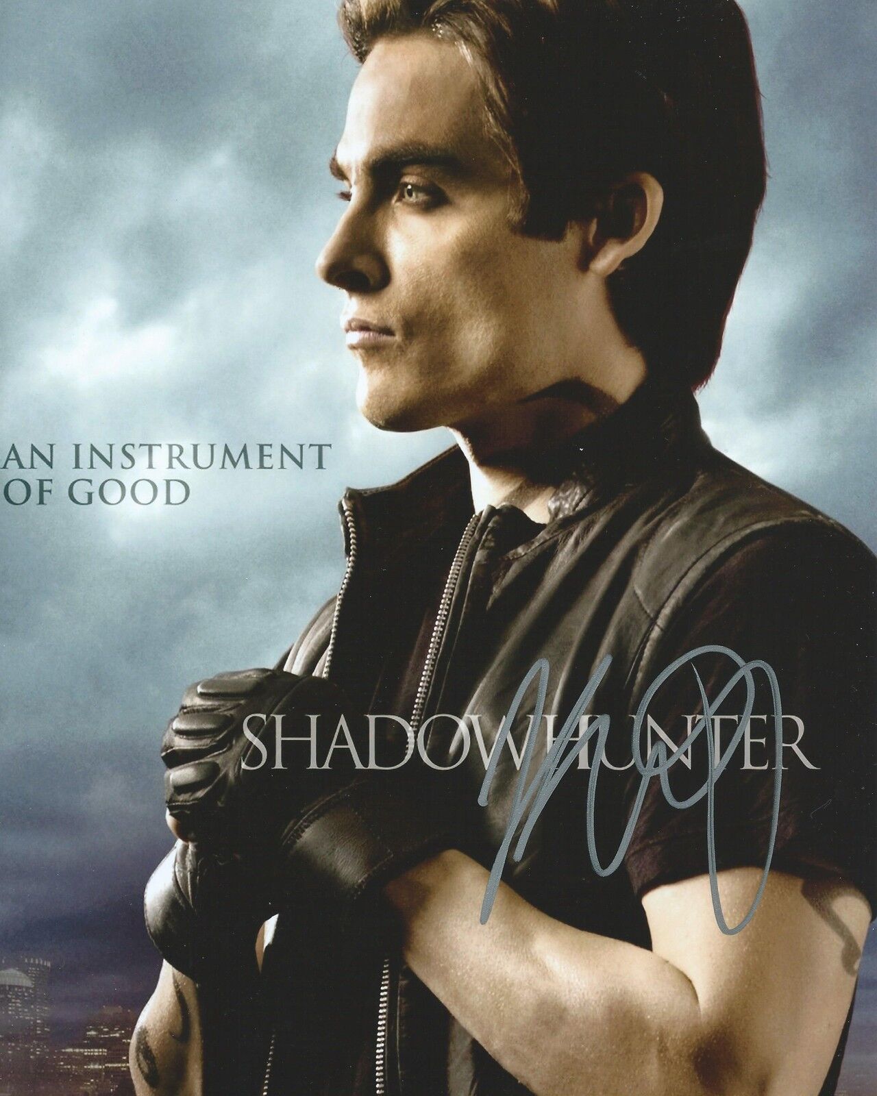 **GFA The Mortal Instruments *KEVIN ZEGERS* Signed 8x10 Photo Poster painting K4 COA*