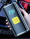 Electric Tire Inflator 150 PSI LCD Display Portable Car Air Compressor Air Pump