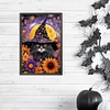 (40*60cm)Halloween Cat - Full Round Drill Diamond Painting