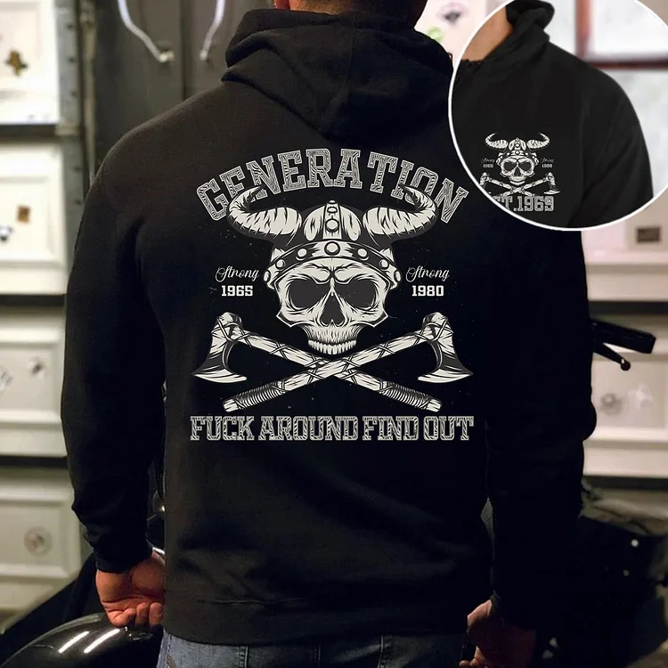 Generation X Skull Double-Sided Custom Shirt, Fuck Around Find Out Sweatshirt