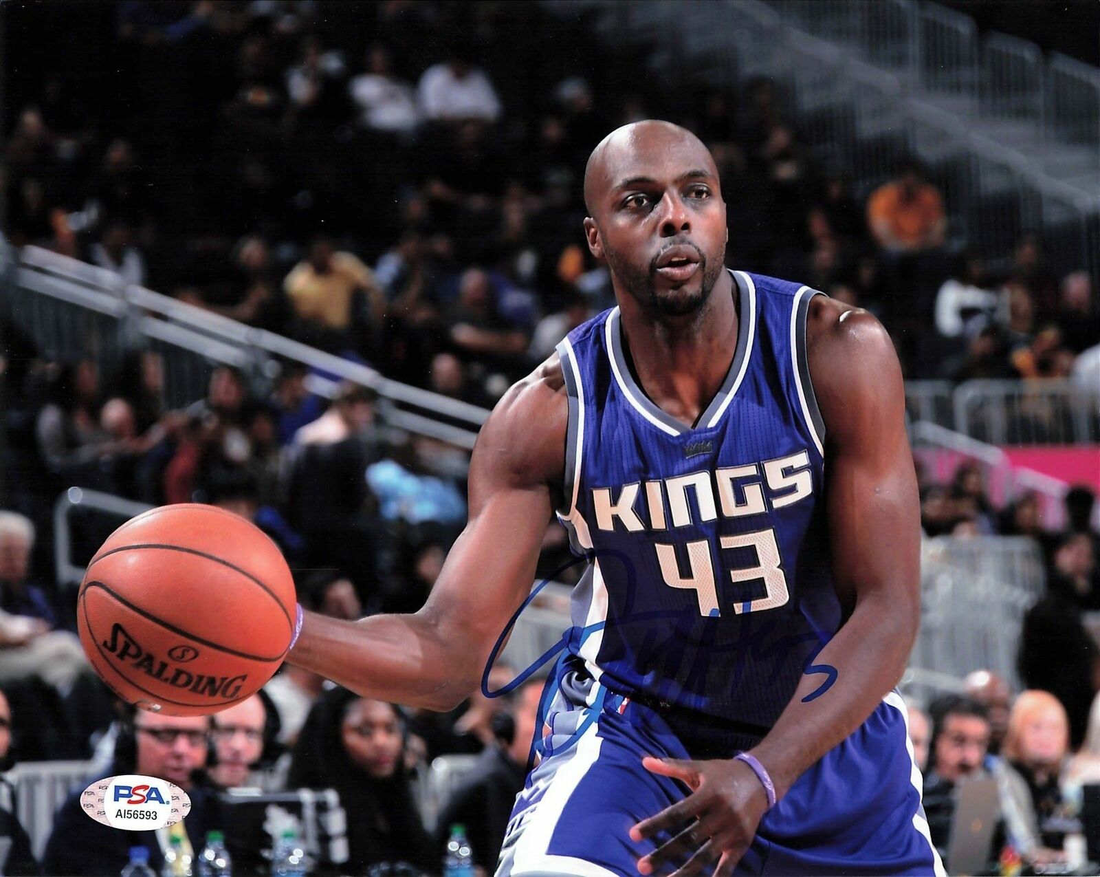 ANTHONY TOLLIVER signed 8x10 Photo Poster painting PSA/DNA Sacramento Kings Autographed