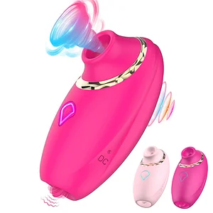 Female adult toys-Clitoral Sucking Vibrator with Licking and Flapping Stimulation Features