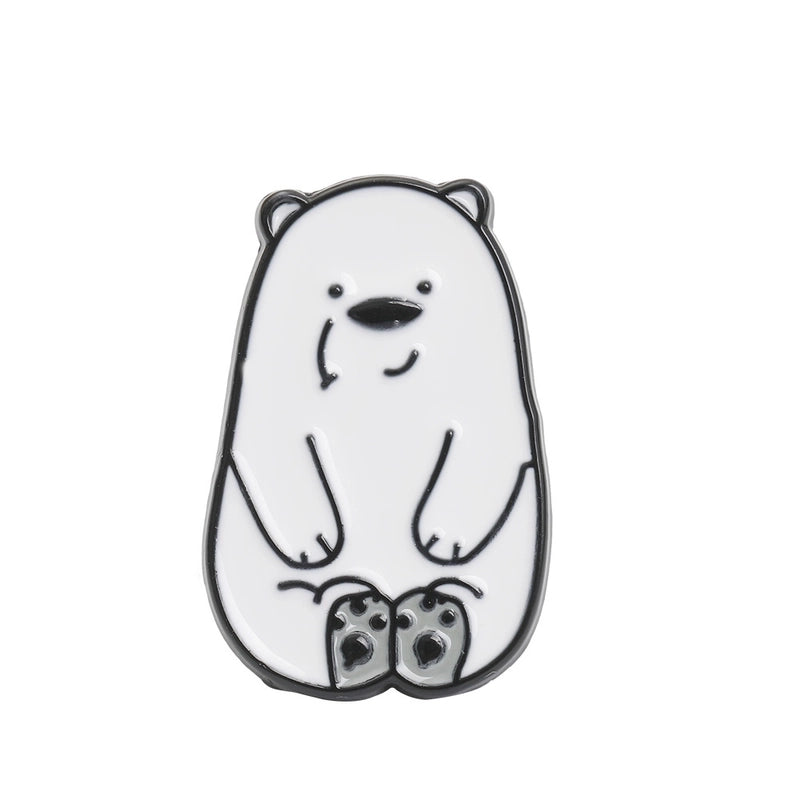 Cute Bear Panda Cat Alloy Women’s Brooches