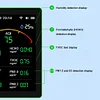 15 In 1 Air Quality Monitor CO2 Formaldehyde Detector APP Control (Black)