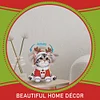 Xmas Acrylic Shaking Head 5D DIY Diamond Art Tabletop Decoration (Christmas Cat)