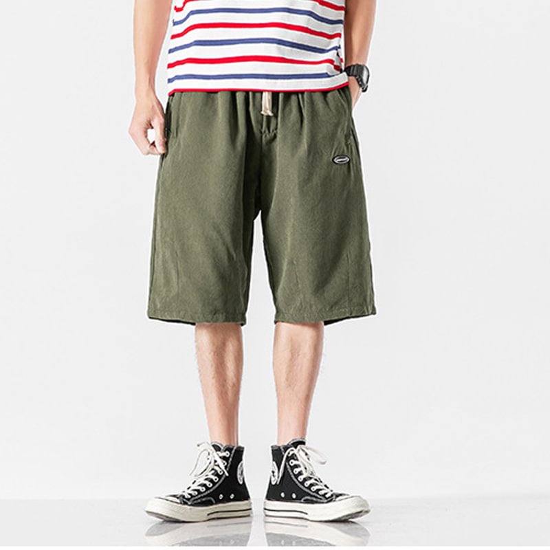 Men's Cotton And Linen Casual Trousers