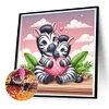 Diamond Painting -DIY Round Drill Zebra