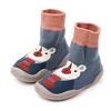 Kid Baby Girl Toddler First Walker Knit Booties Unisex Baby Shoes Soft Rubber