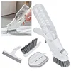 Multifunctional Press Water Spray Cleaning Brush Kitchen Sponge Brush Wall Tile Brush Glass Wiper Gap Brush