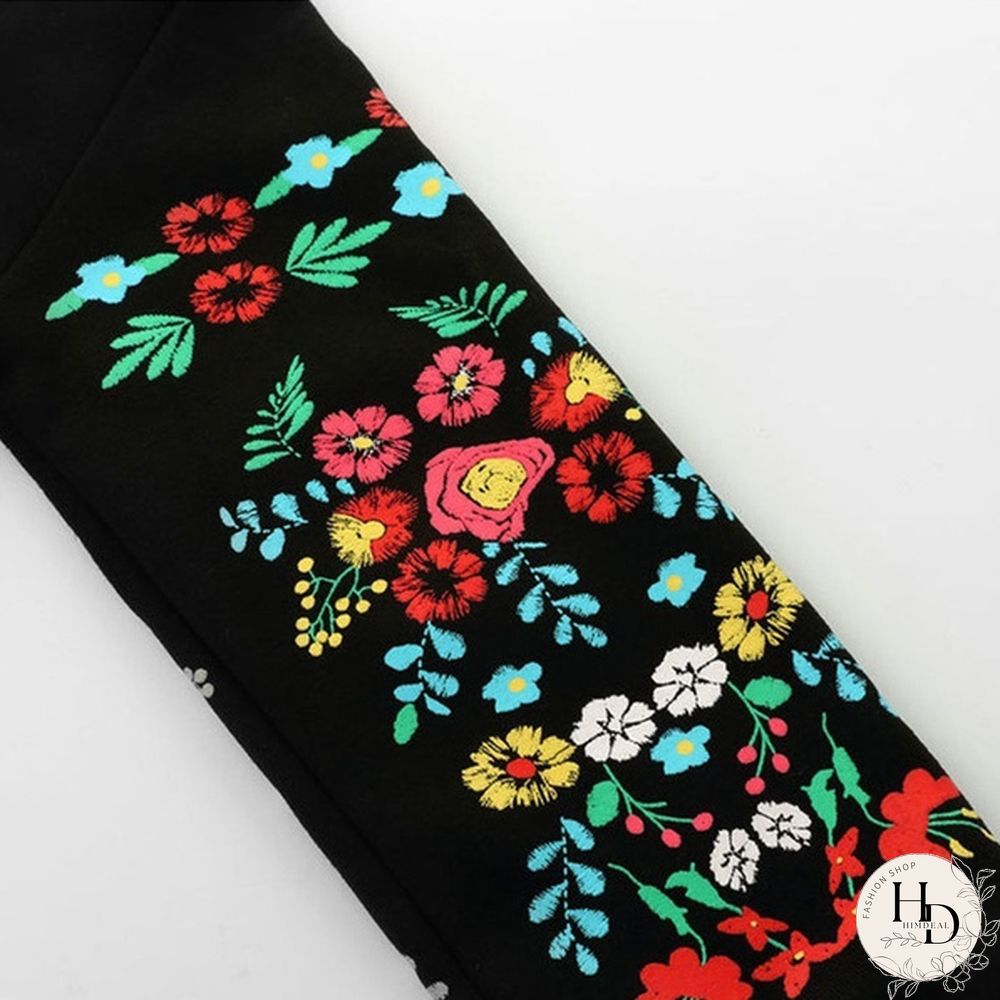 Autumn Women O-neck Long Sleeve Floral Print Patchwork Pullover Plus Size Loose Casual T Shirt Dress