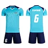 Custom Kids Sportswear Set Breathable Soccer & Football Jersey Automated Cutting Sublimation Printing Training Wear