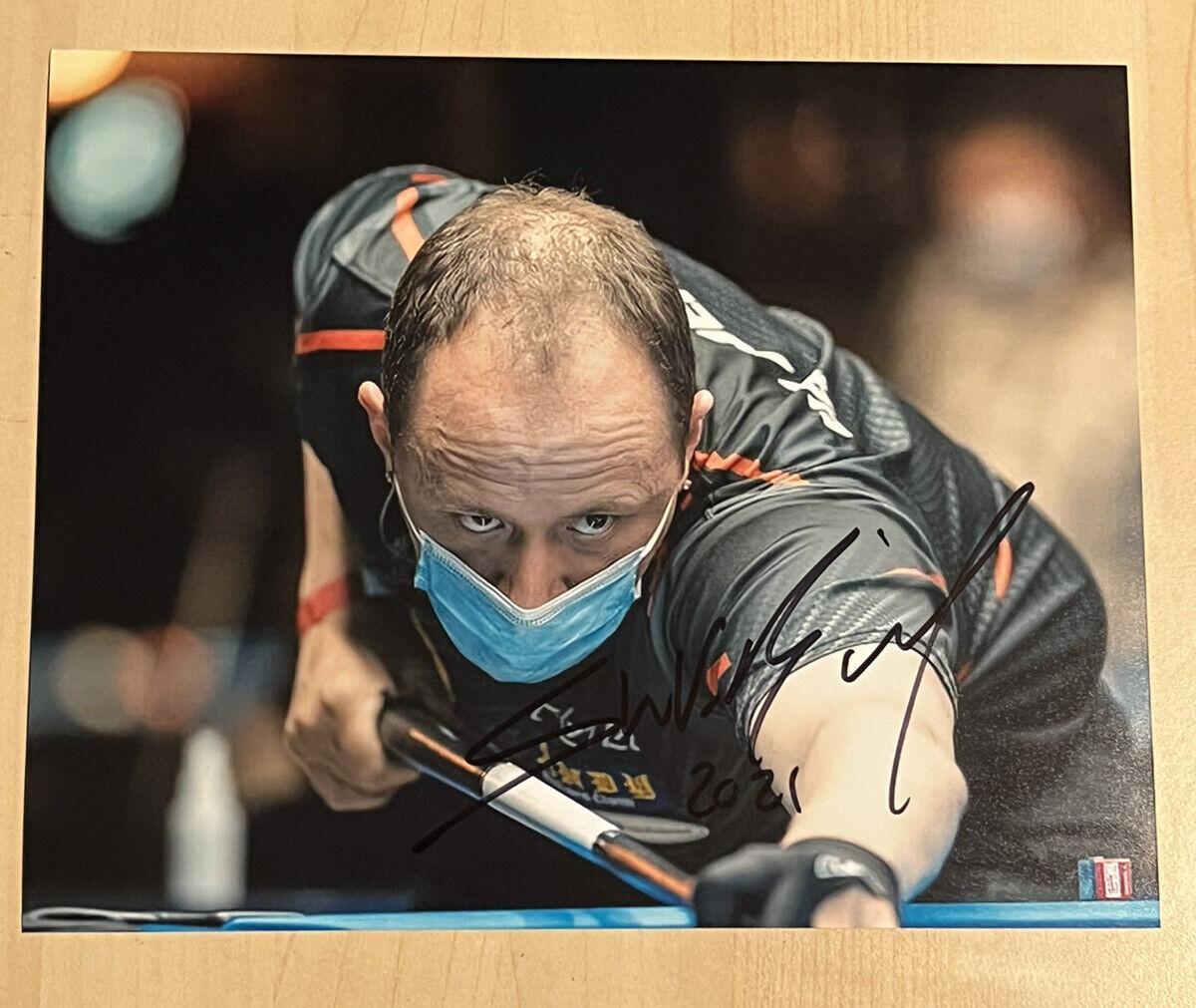 SHANE VAN BOENING HAND SIGNED AUTOGRAPHED 8x10 Photo Poster painting BILLIARDS LEGEND COA