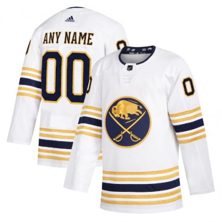 Men's Buffalo Sabres Custom White Stitched Jersey M1AK