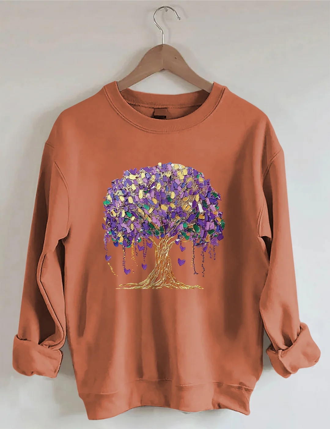Mardi Gras Tree Sweatshirt