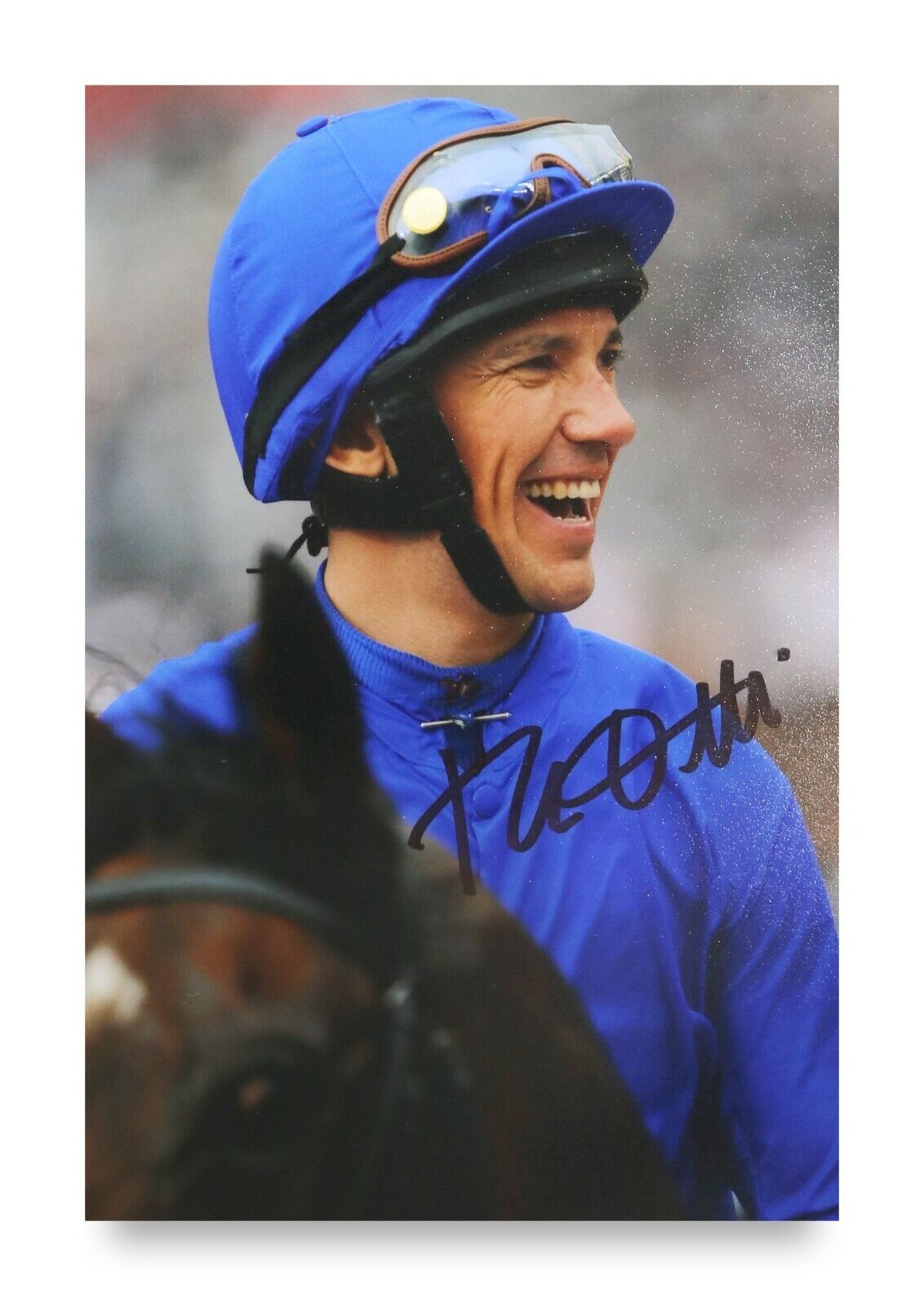 Frankie Dettori Signed 6x4 Photo Poster painting Horse Racing Legend Autograph Memorabilia + COA