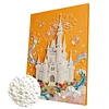 DIY Pearl Painting Castle for Home Decor with Frame(30x40cm)