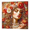 (Pre-Framed)Diamond Painting-DIY Crystal Rhinestone Girl(25x25cm)