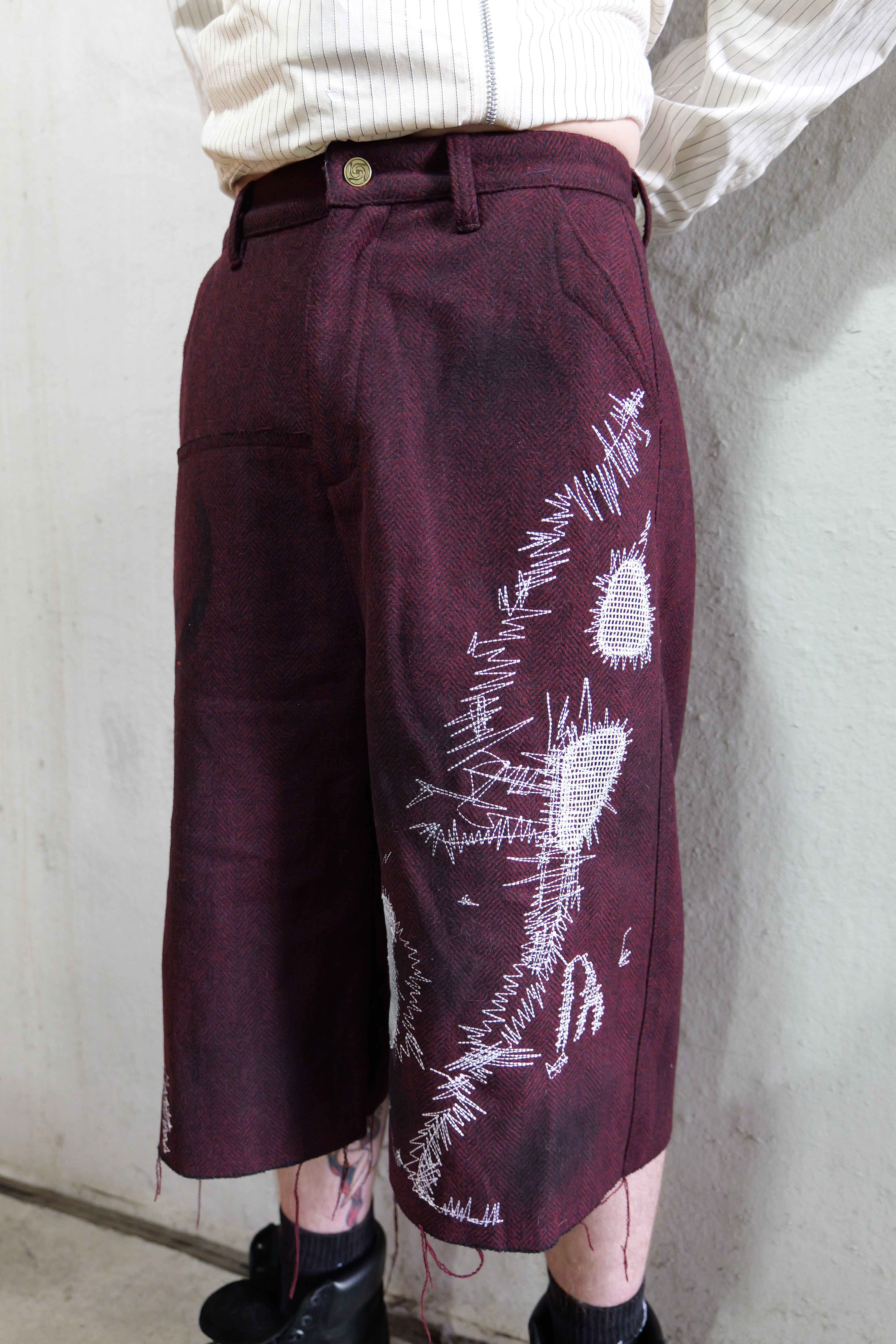 Red Disaster Shorts