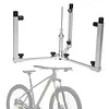 [US Local Warehouse] Universal Bicycle Wheel Truing Weaving Stand Adjustable Bicycle Wheel Lacing Tool Rim-Safe & Foldable Spoke Holder for Efficient Repair and Spoke Braiding