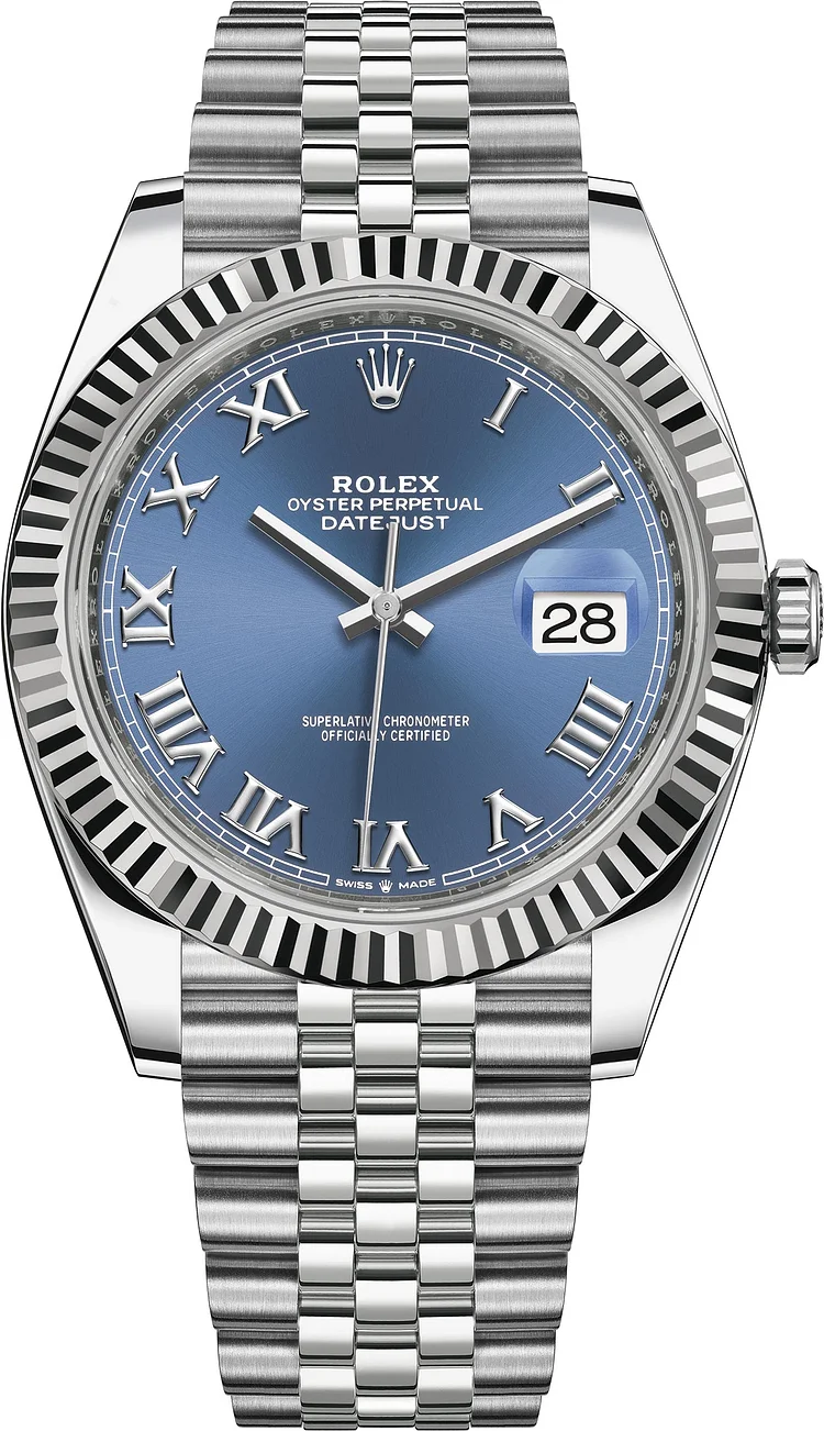 Rolex Datejust 41mm Blue Roman Jubilee m126334-0026