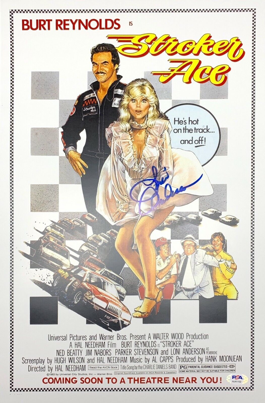 Loni Anderson Signed Stroker Ace