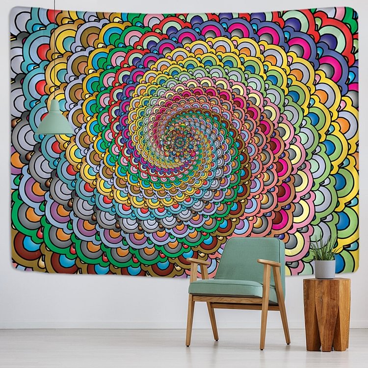 Color Scale Printed Tapestry (145x130cm)