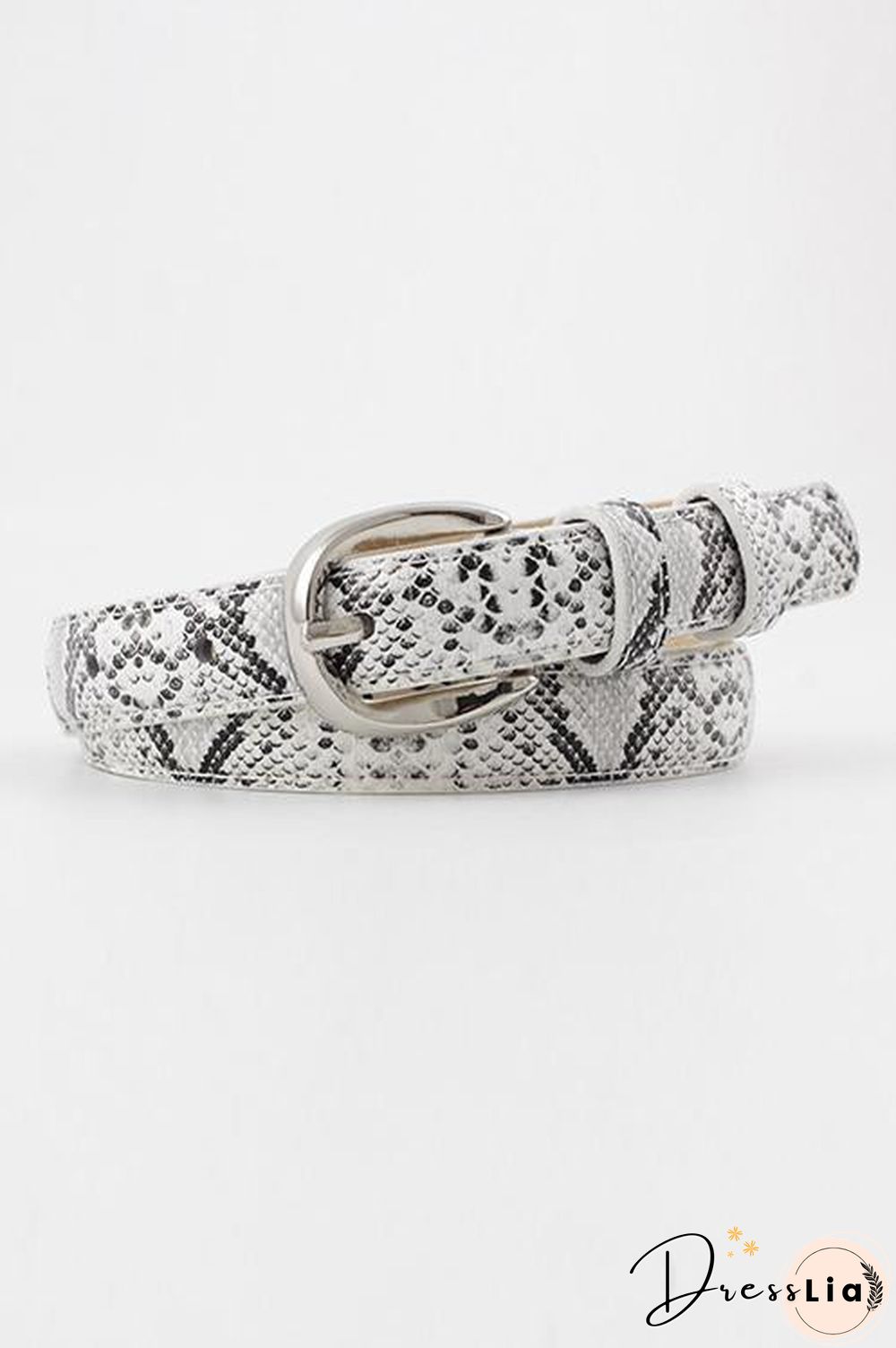 Skinny Snakeskin Belt