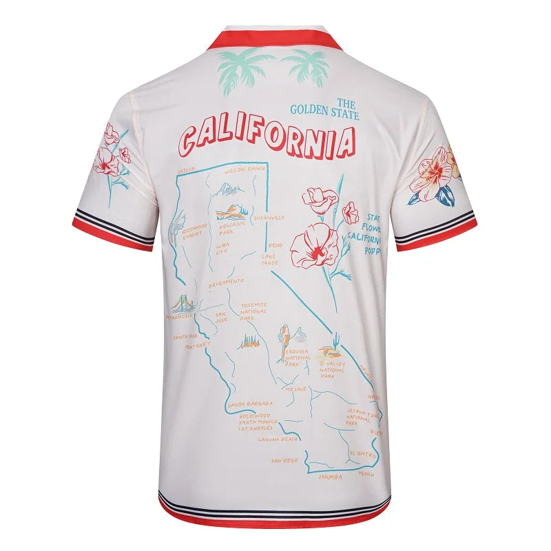 Casablanca 2023SS New Product Silk Short Sleeve Shirt