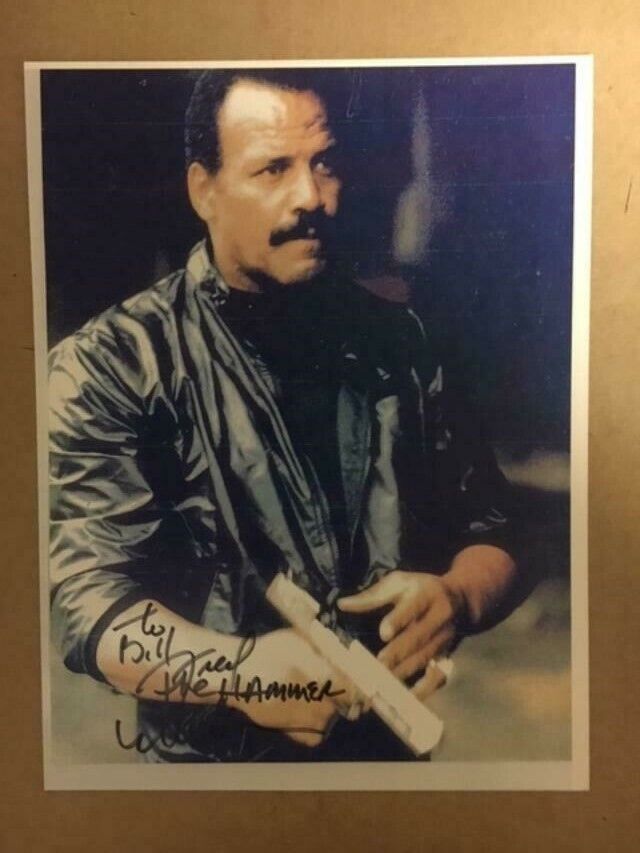 Fred Williamson The Hammer Signed Autographed 8 1/2 x 11 Photo Poster painting with COA!