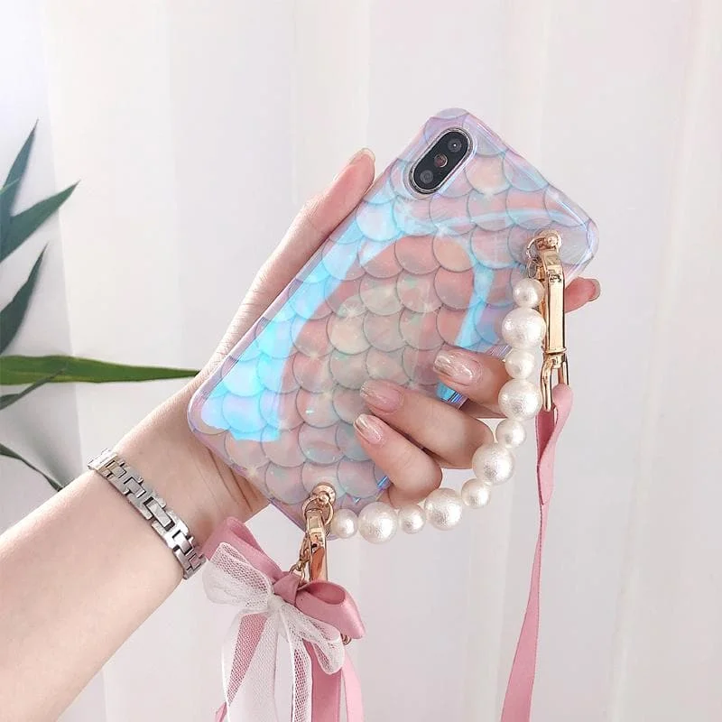 Pearls Straps Iphone And Huawei Phone Case SP14255