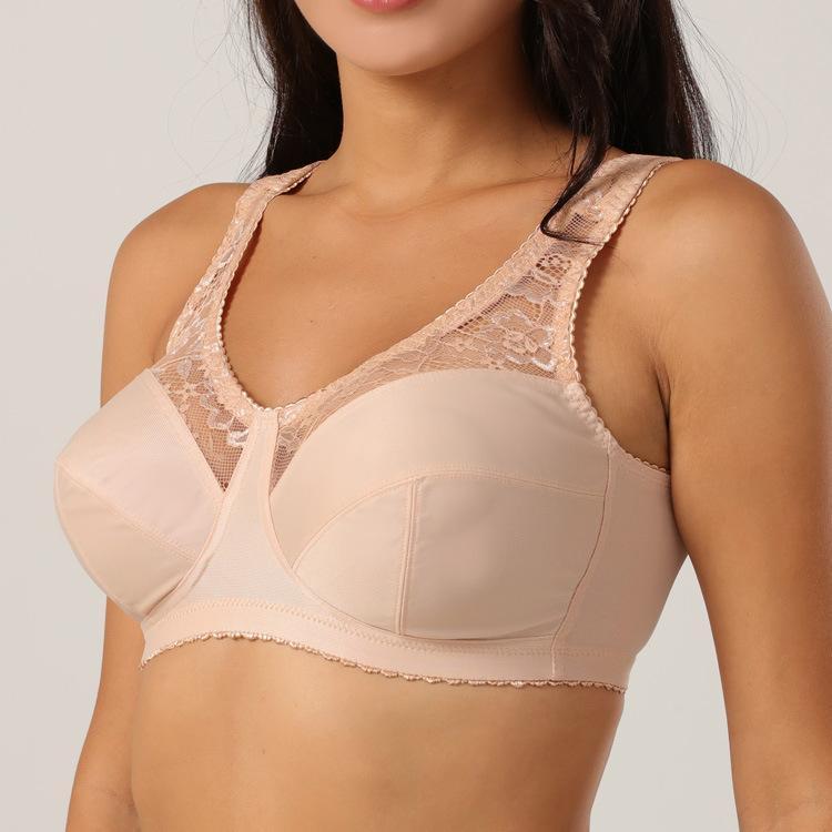  thdmladies Full Cup Lace Wide Shoulder Strap Bra thedmladies
