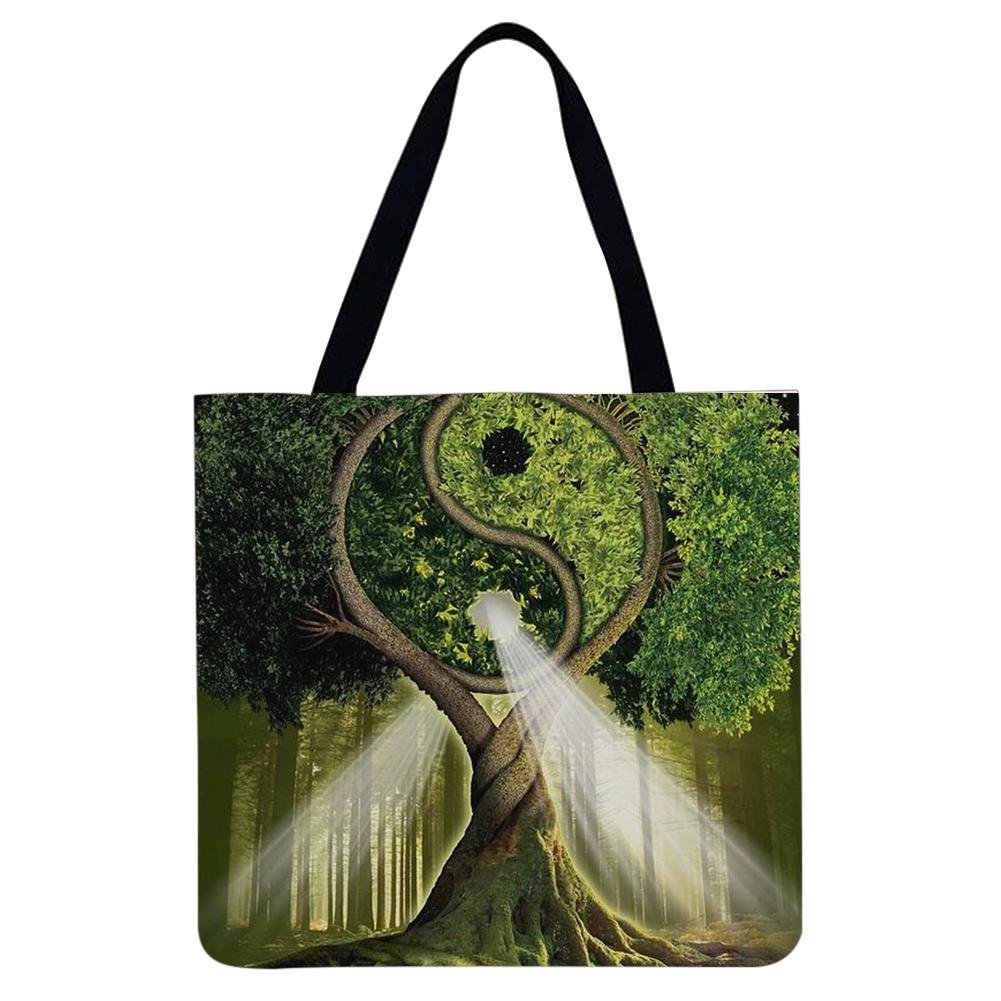 Linen Tote Bag -  Tree