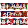 Christmas-DIY Latch Hook Rug Pillowcase Kits 43*43cm