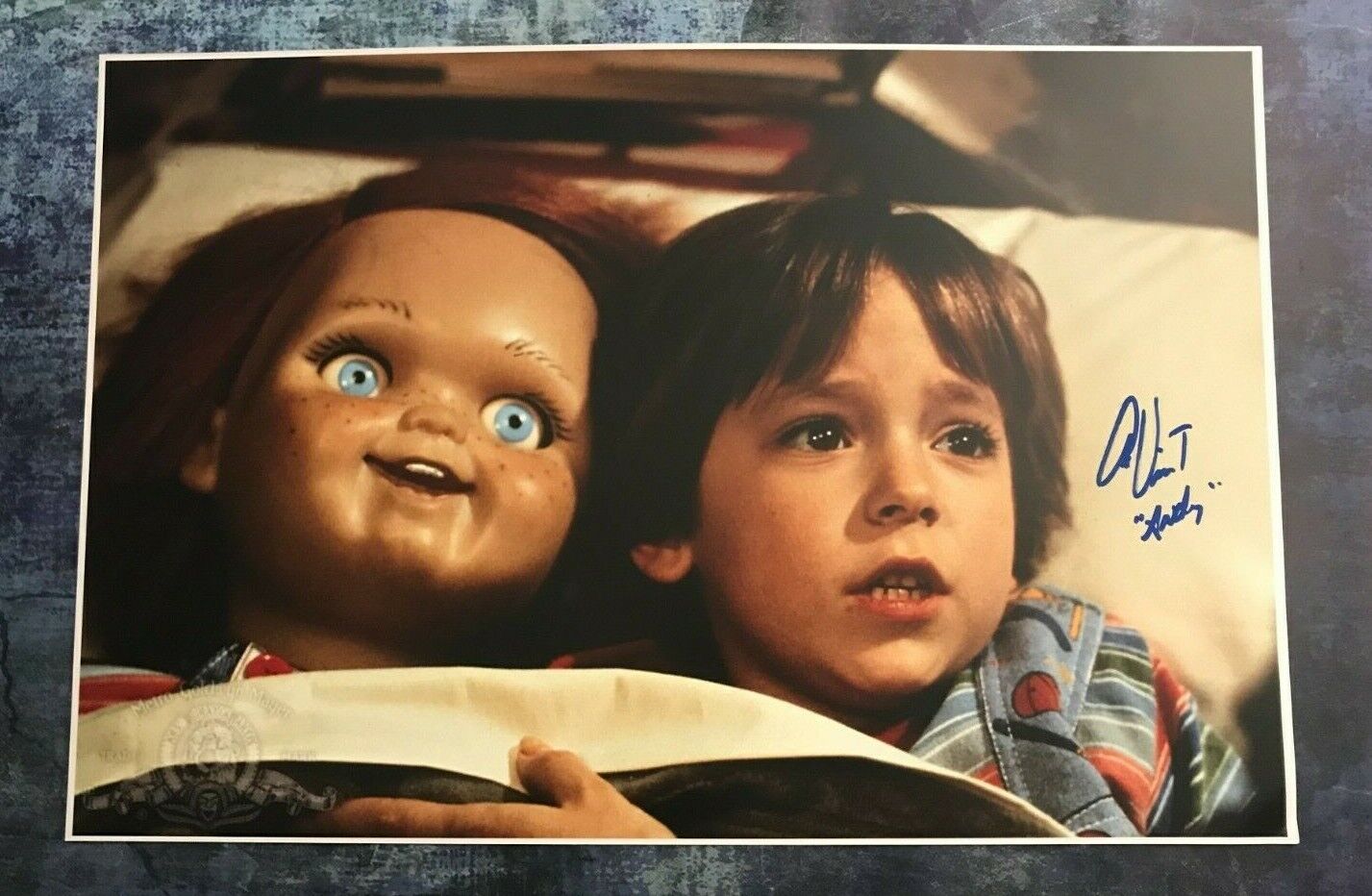 GFA Child's Play Movie Andy * ALEX VINCENT * Signed 12x18 Photo Poster painting PROOF A9 COA