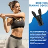 Breathing Trainer, Portable Respiratory Muscle Trainer, Adjustable Resistance, Compact Lung Exercise Device, Disassembled For Easy Cleaning