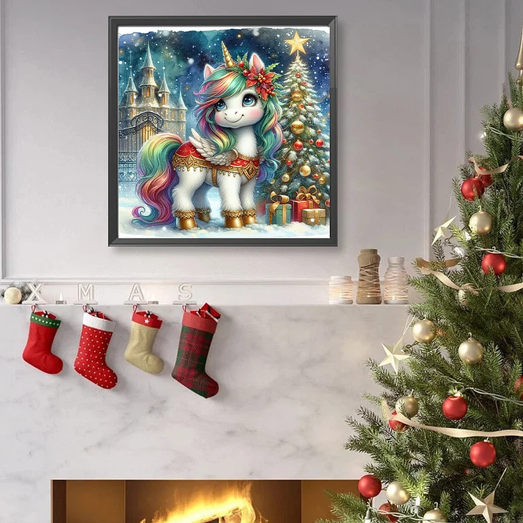 Diamond Painting Ornement De Bureau Licorne Peinture Diamant Décoration De Bureau Bricolage