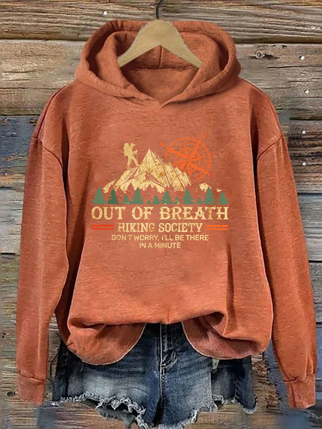 Out Of Breath Hiking Society Hoodie