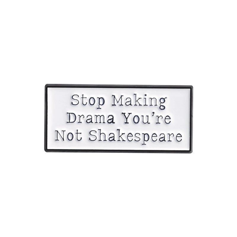 Cartoon Style Cowboy Style Letter Alloy Stamping Stoving Varnish Women’s Brooches