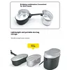 Aluminum Alloy Lunch Boxes Pot W/ Handle Metal Lunch Box for Camping and Travel