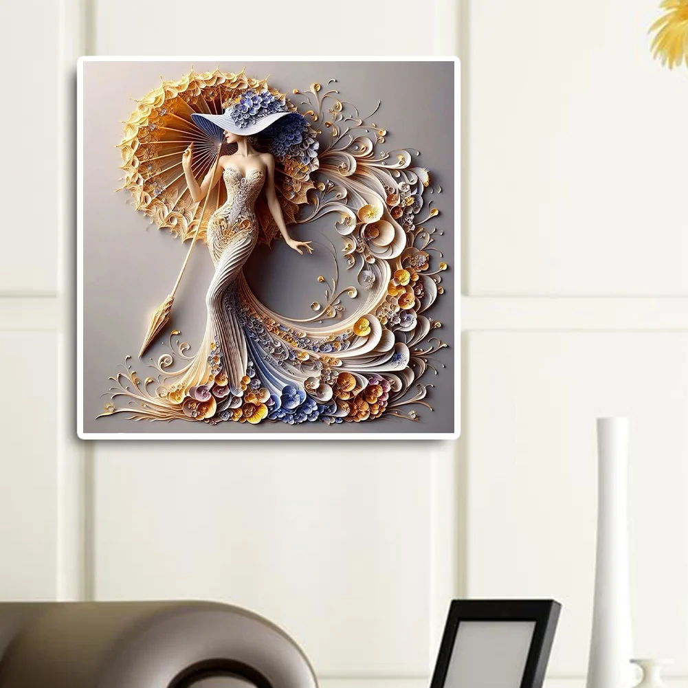 Diamond Painting - Full Round Drill - Beauty(Canvas|40*40cm)