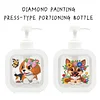 A Set of Two Multifunctional Diamond Painting Reusable Liquid Bottles DIY Special Shaped Drill Craft Kits