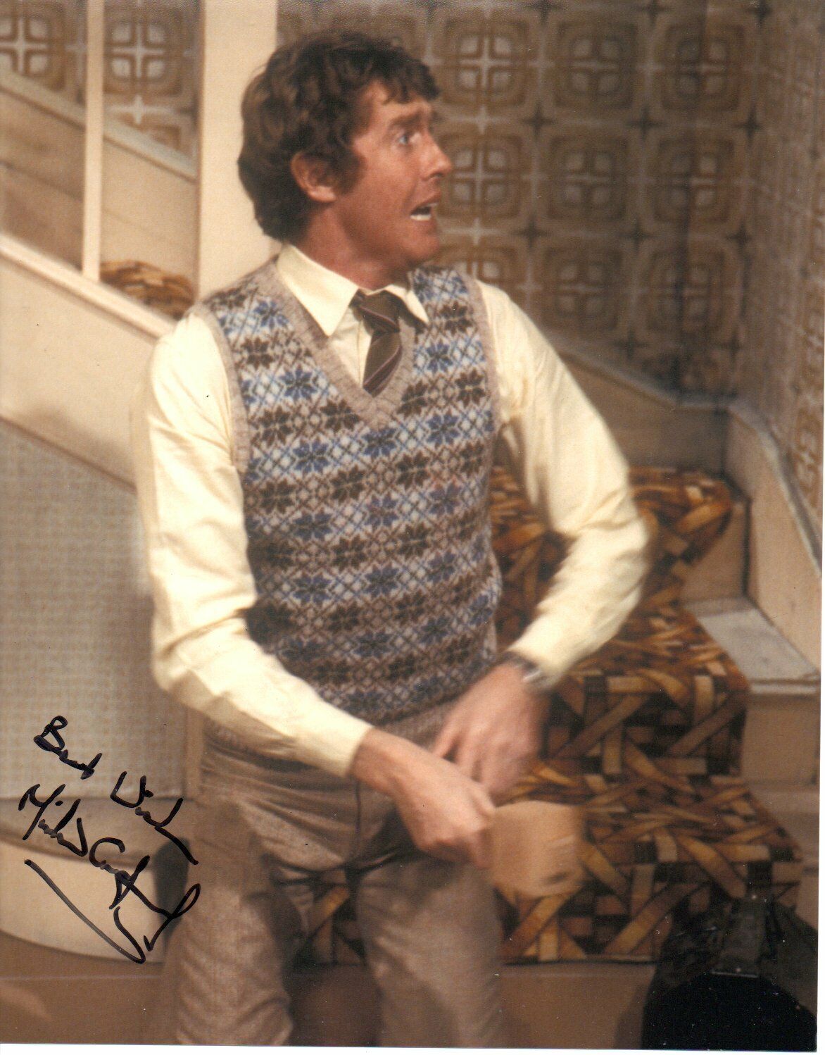 Michael Crawford Signed 10x8 inches Autograph Photo Poster painting Some Mothers Frank Spencer